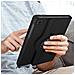 Custodia Samsung Tab A7 Lite Supporto Rotante Orizzontale / Verticale Nera - Foto miniatura 3