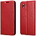 Custodia Compatibile Con Zte Blade L8 In Rosso Mela - Coperchio Protettiva Con Chiusura Magnetica, Funzione Stand E Tasca Per Le Carte - Foto miniatura 8
