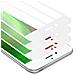 3x Pellicola Armatura A Schermo Intero Compatibile Con Apple Iphone 6 / Iphone 6s In Trasparente Con Bianco - 3x Vetro Temperato (tempered) Di Protezione Del Display In Durezza 9h Con 3d Touch - Foto miniatura 1