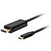 Ca-cmdp-10cu-0030-bk Cavo Adattatore Video 3 M Usb Tipo C Displayport Nero - Foto miniatura 1