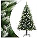 Albero Natale Artificiale Incernierato Con Neve Fioccata 150 Cm - Foto miniatura 1