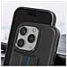 Cover Per Iphone 15 Pro Max Similpelle Cavalletto Supporto, Nero - Foto miniatura 5