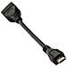 AK-AD-09 cavo USB 0,15 m USB 2.0 USB A Micro-USB B Nero - Foto miniatura 2