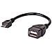 AK-AD-09 cavo USB 0,15 m USB 2.0 USB A Micro-USB B Nero - Foto miniatura 1