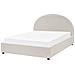 Letto Matrimoniale Contenitore Tessuto Beige Chiaro 160 X 200 Cm Vaucluse - Foto miniatura 7