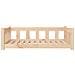 Cuccia Per Cani 95,5x65,5x28 Cm In Legno Massello Di Pino - Foto miniatura 3