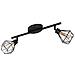 Spot Moderno Zapata 1 In Acciaio Nero 2 Luci G9 3w Ip20 - Foto miniatura 1