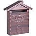 Cassetta Postale A Casetta In Ferro Battuto L28xp8xh34 Brixo - Foto miniatura 1
