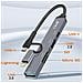 Hub Usb-c E Lightning Otg 1x Usb-c + 2x Usb + Lettore Scheda Sd / Tf, Nero - Foto miniatura 3