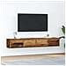 Mobili Porta TV 2 pz Legno Antico 80x31x25,5 cm in Truciolato - Foto miniatura 1
