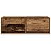 Mobili Porta TV 2 pz Legno Antico 80x31x25,5 cm in Truciolato - Foto miniatura 3