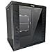 Armadio Rack 19" a Muro 15 Unità P. 600 mm Flat Pack Nero - Foto miniatura 2