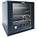 Armadio Rack 19" a Muro 15 Unità P. 600 mm Flat Pack Nero - Foto miniatura 1