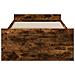 Giroletto Con Cassetti Rovere Fumo 100x200 Cm Legno Multistrato - Foto miniatura 3