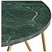 Lusso Casadino -  Tavolino Da Salotto Verde 65x65x42 Cm Pietra Vera Testura Marmo - Foto miniatura 3