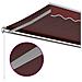 Lusso Casadino -  Tenda Da Sole Retrattile Manuale Bordò 400x300 Cm - Foto miniatura 5