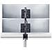 StarTech.com Supporto da scrivania per 2 monitor impilati verticalmente, doppio 49", capacità totale 32 kg, morsetto a C, sistema VESA a sgancio rapido, schermo panoramico 16:9/ultrawide 32:9, TAA - Foto miniatura 3