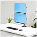 StarTech.com Supporto da scrivania per 2 monitor impilati verticalmente, doppio 49", capacità totale 32 kg, morsetto a C, sistema VESA a sgancio rapido, schermo panoramico 16:9/ultrawide 32:9, TAA - Foto miniatura 5