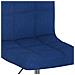 Sedie Da Pranzo Girevoli 2 Pz Blu In Tessuto - Foto miniatura 7