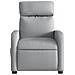 Poltrona Reclinabile Massaggio Elettrica Grigio Chiaro Tessuto - Foto miniatura 9
