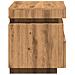 Comodino con Luci LED Rovere Artigianale 40x39x48,5 cm - Foto miniatura 7