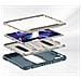 Custodia Per Samsung Galaxy Tab A7 10.4"" Armored Con Supporto Blu - Foto miniatura 4