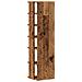 Scarpiera Legno Antico 28x27x102 cm in Legno Multistrato - Foto miniatura 6