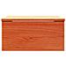 Comodino Cera marrone 37 x 35 x 18.5 cm Legno di pino massello - Foto miniatura 6