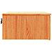 Comodino Cera marrone 37 x 35 x 18.5 cm Legno di pino massello - Foto miniatura 7
