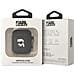 Custodia In Silicone Airpods 1/2 Karl Head 3d Lusso Antiurto, Nero - Foto miniatura 3