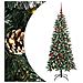 Albero di Natale artificiale con 150 LED Verde 150 cm - Foto miniatura 1