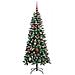 Albero di Natale artificiale con 150 LED Verde 150 cm - Foto miniatura 6