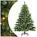 Albero di Natale artificiale con 150 LED Verde 120 cm PE e PVC - Foto miniatura 1