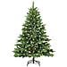 Albero di Natale artificiale con 150 LED Verde 120 cm PE e PVC - Foto miniatura 3