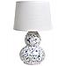 Lampada Da Tavolo Macal Ceramica Bianco /blu - Foto miniatura 2