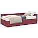 Struttura Letto Angolare con Materasso 2 pcs Grigio Tessuto - Foto miniatura 1