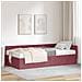 Struttura Letto Angolare con Materasso 2 pcs Grigio Tessuto - Foto miniatura 2