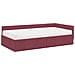 Struttura Letto Angolare con Materasso 2 pcs Grigio Tessuto - Foto miniatura 4