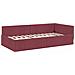 Struttura Letto Angolare con Materasso 2 pcs Grigio Tessuto - Foto miniatura 6