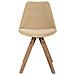 Sedia In Legno Color Panna 48x44x47/84h - Foto miniatura 2