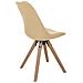Sedia In Legno Color Panna 48x44x47/84h - Foto miniatura 4