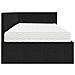 Struttura Letto Angolare con Materasso 2 pcs Nero Velluto - Foto miniatura 8