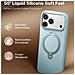 Cover per iPhone 17 Pro Max - PC+Silicone, Blu, Con Soporte - Foto miniatura 2
