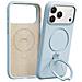 Cover per iPhone 17 Pro Max - PC+Silicone, Blu, Con Soporte - Foto miniatura 1