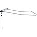 Cornice per Tenda Manuale con LED Bianco 3 x 2,5 m Alluminio - Foto miniatura 4