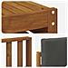 Set divani 8 pcs Naturale e Antracite Legno di Acacia Massello - Foto miniatura 8