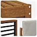 Set divani con cuscino 6 pcs Grigio Naturale e Chiaro - Foto miniatura 5
