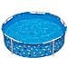 Piscina per giochi per animali domestici sopraelevata Blu - Foto miniatura 4