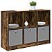 Credenza con cassetto Rovere fumé 102 x 32 x 73,5 cm - Foto miniatura 3