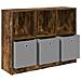 Credenza con cassetto Rovere fumé 102 x 32 x 73,5 cm - Foto miniatura 5